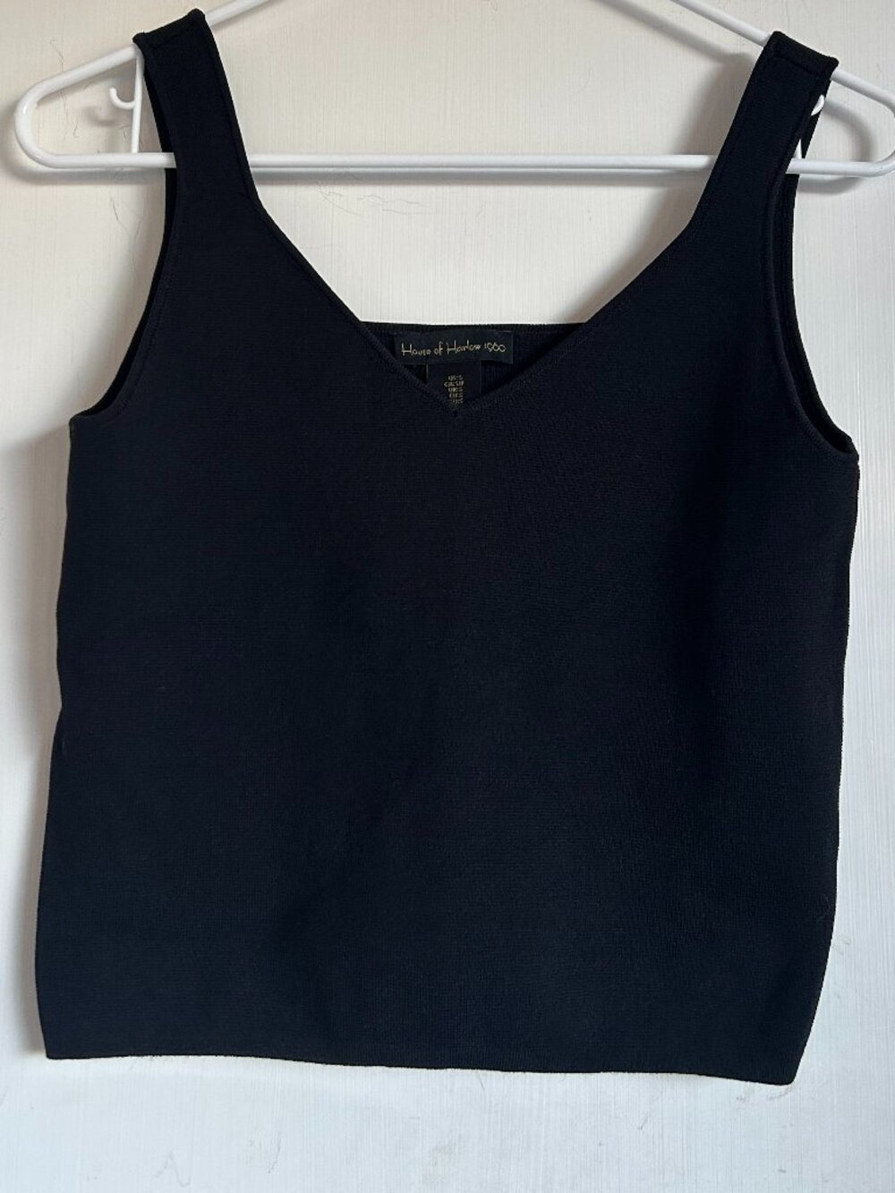 House of Harlow - Black Cropped Tank
